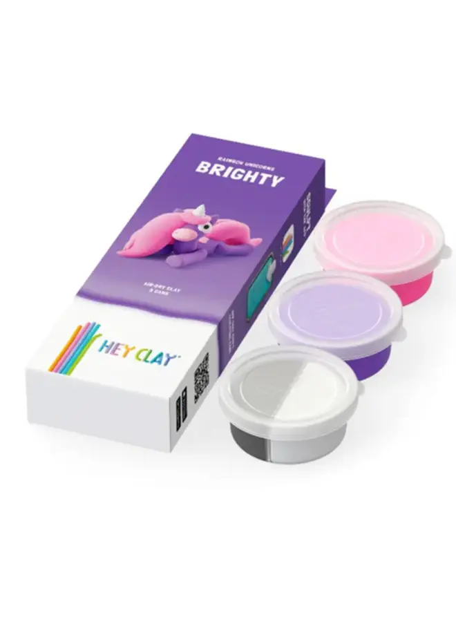 Hey clay rainbow unicorn brighty