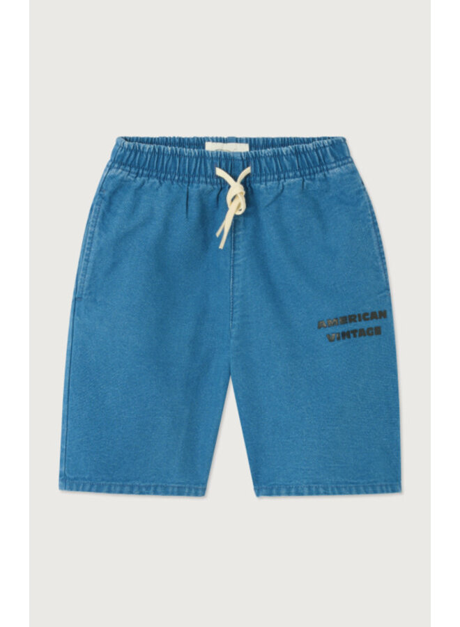 American vintage short comow stone blue