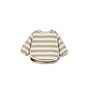 Play up striped jersey sweater texture