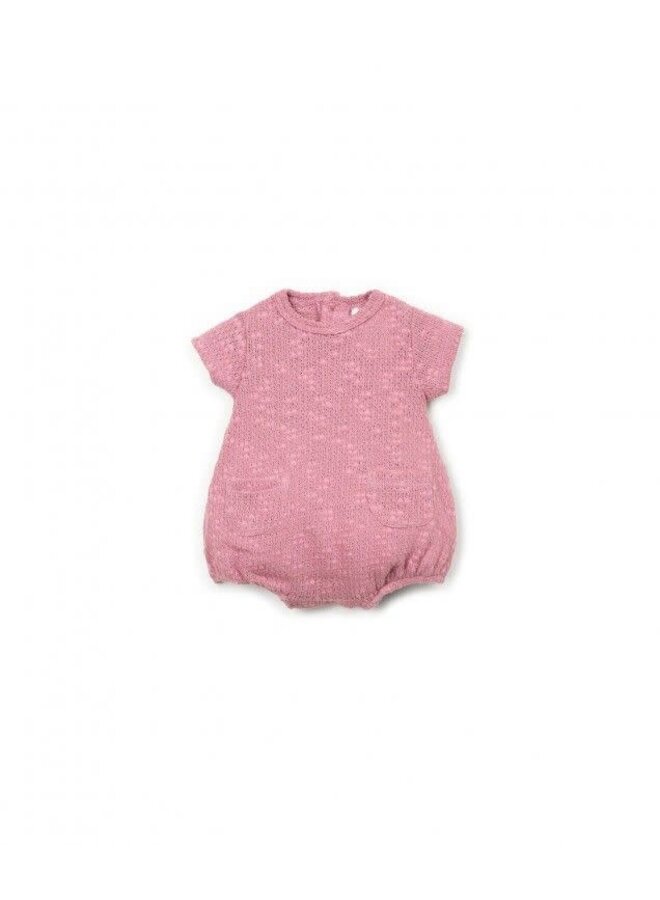 Play up embellished piqué jumpsuit sculpture