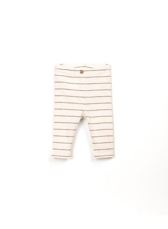 Play up striped rib flamé leggings sew