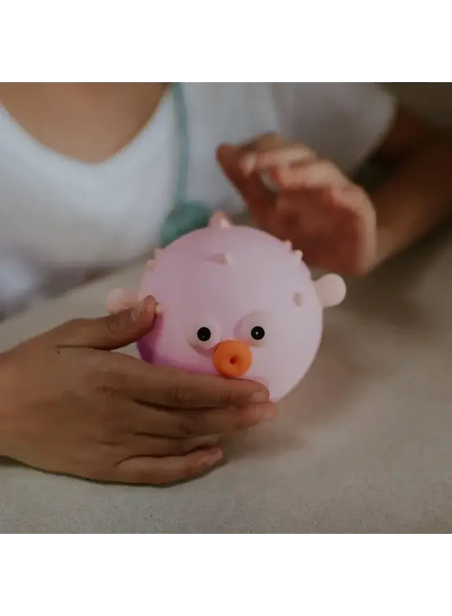 Mary's led lamp blow fish pink