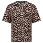 Cars lyric t-shirt leopard brown