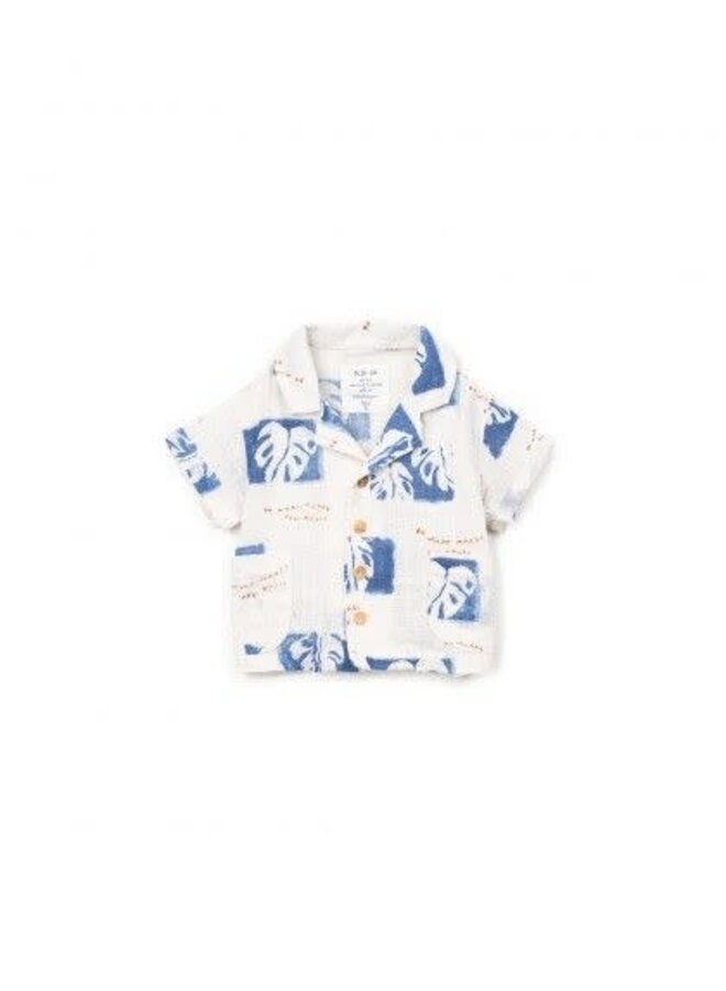 Play up printed woven shirt bio resin