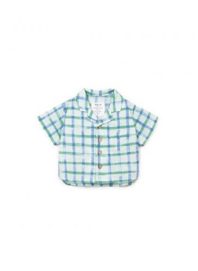 Play up printed woven shirt studio