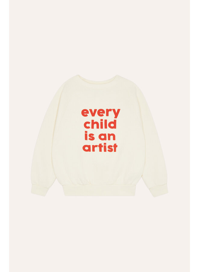 The campamento artist sweatshirt ecru