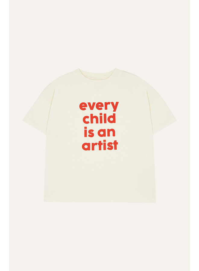 The campamento artist oversized tshirt ecru