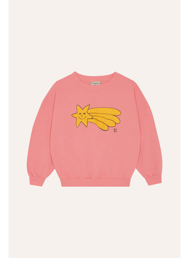 The campamento falling star sweatshirt pink