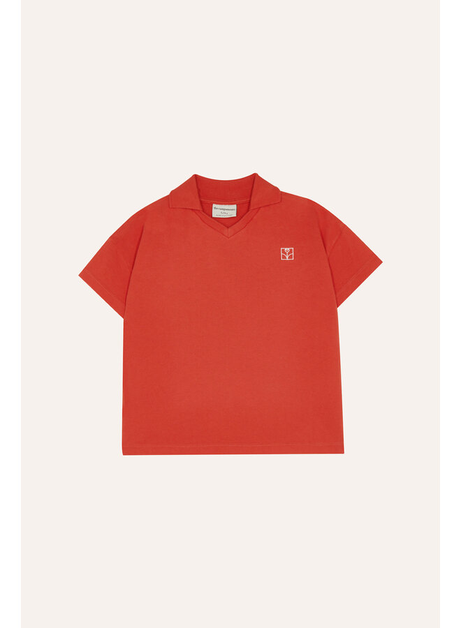 The campamento ladybug red polo