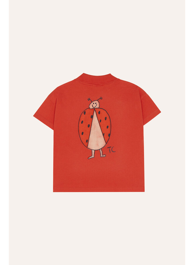 The campamento ladybug red polo
