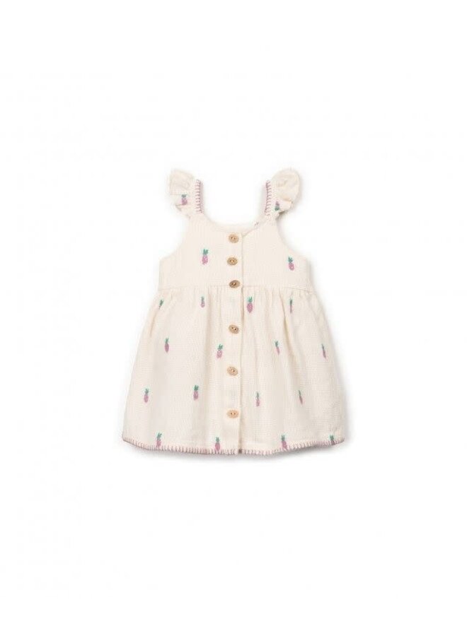 Play up woven dress bio resin