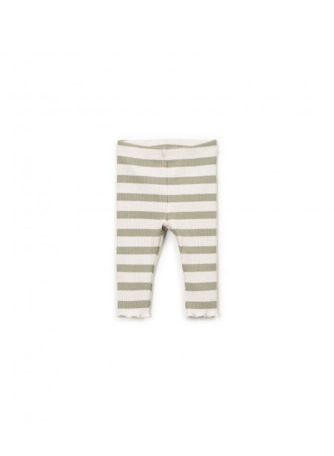Play up striped rib leggings texture