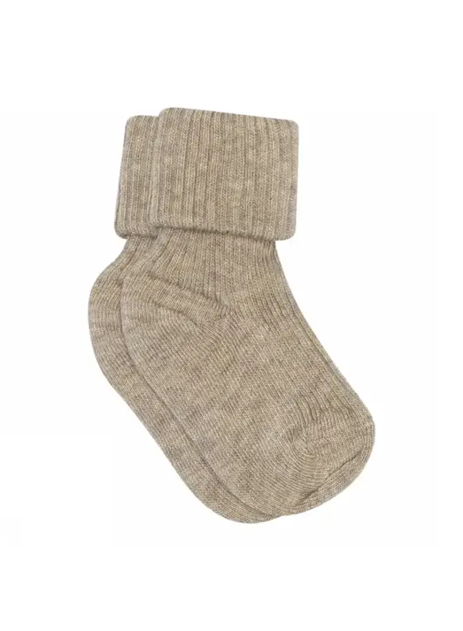 Mp sokken light brown melange