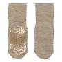 Mp wool socks anti slip light brown melange