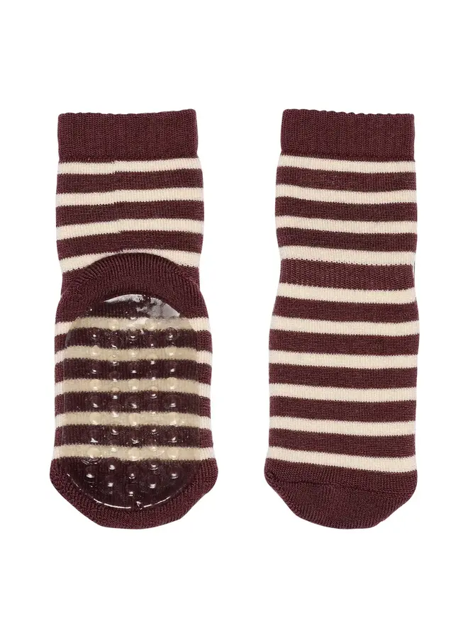 Mp wool socks anti slip grape skin