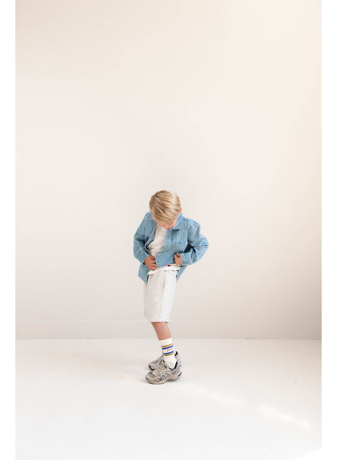 Jenest xavi shorts grey melange