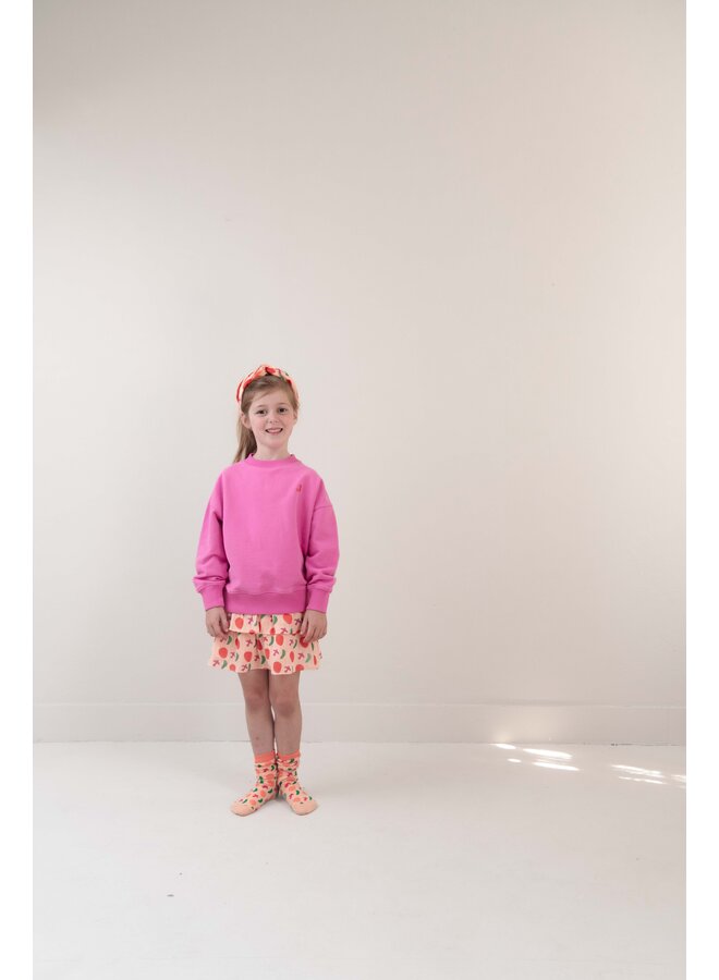 Jenest happy bird sweater fuchsia pink