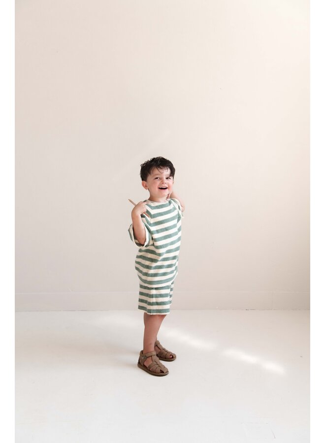 Jenest robin shorts sage green off white