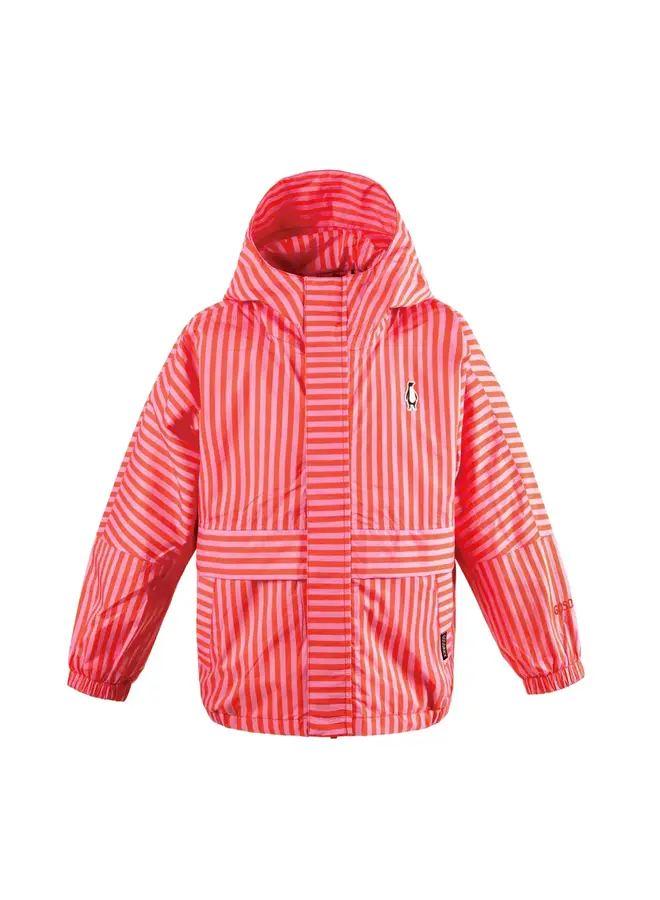 Gosoaky the lion waterproof jacket candy stripes