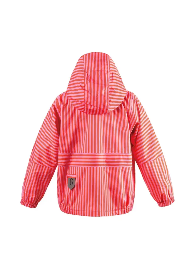 Gosoaky the lion waterproof jacket candy stripes