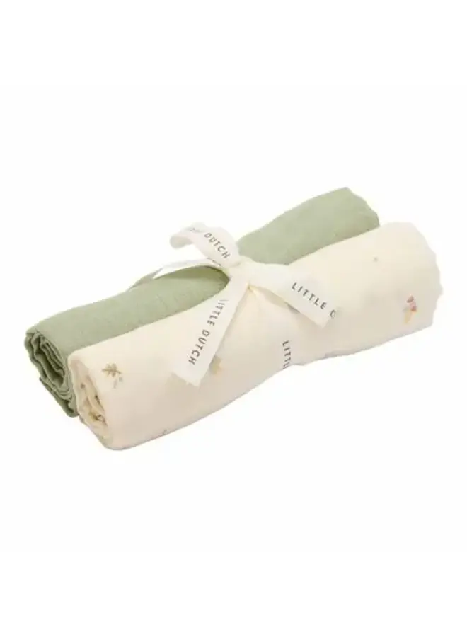 Little dutch swaddle forest treasures & sage