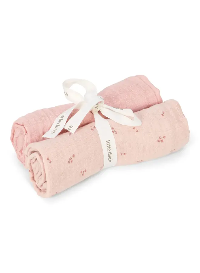 Little dutch swaddle doeken hydrofiel pure blossom