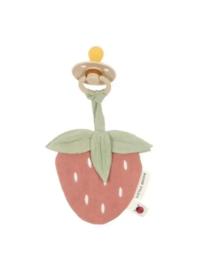 Little dutch speendoekje hydrofiel aardbei