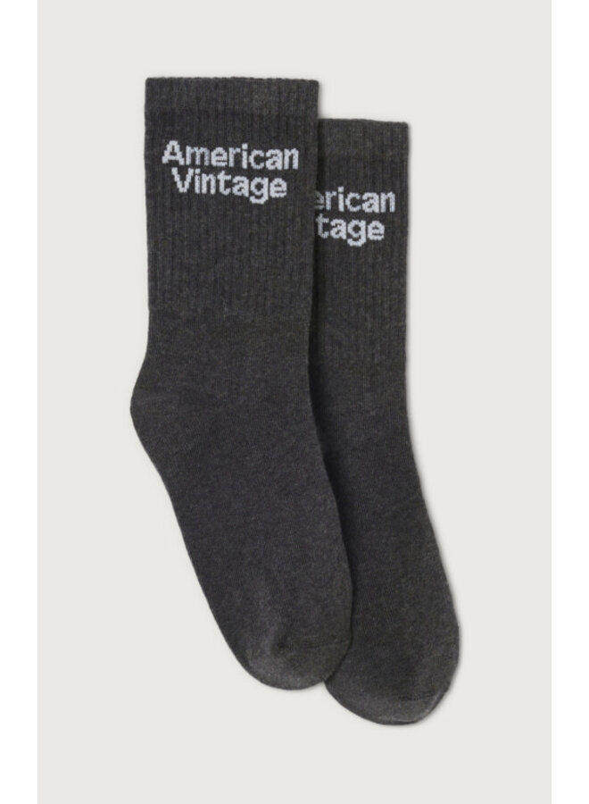 American vintage clypsun socks anthracite chine