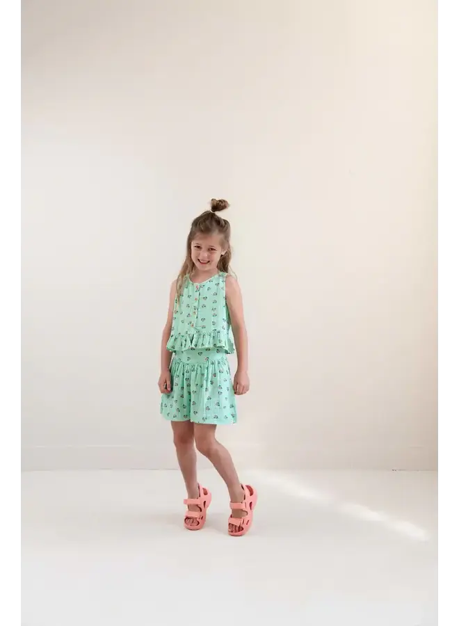 Jenest summer shorts flower fresh green