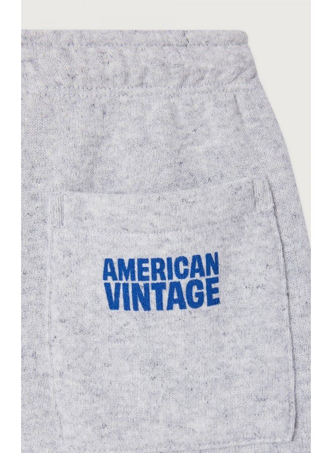 American vintage  evona shorts gris clair