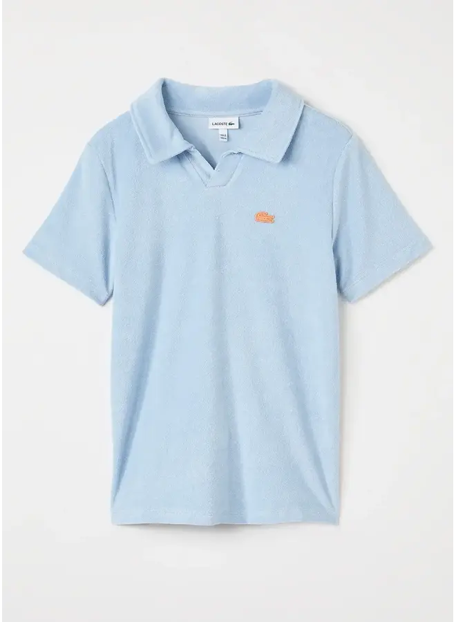 Laocoste lcb terry cloth polo chambray