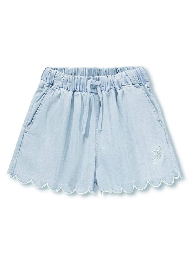 Molo addie short washed chambrey