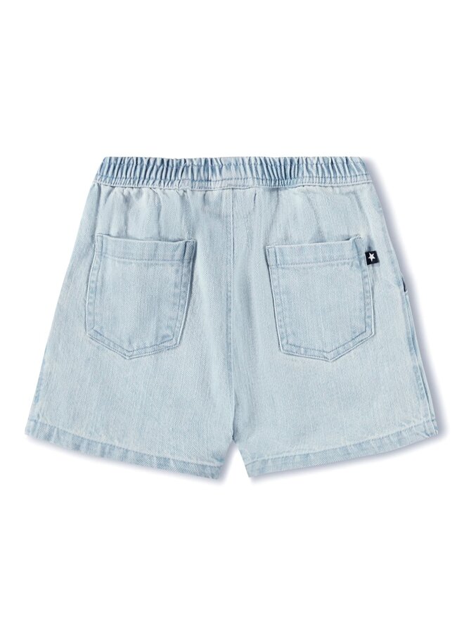 Molo shine short misty denim