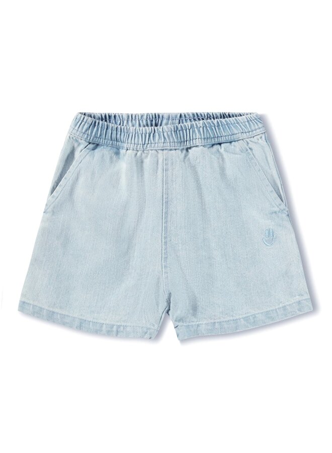 Molo shine short misty denim