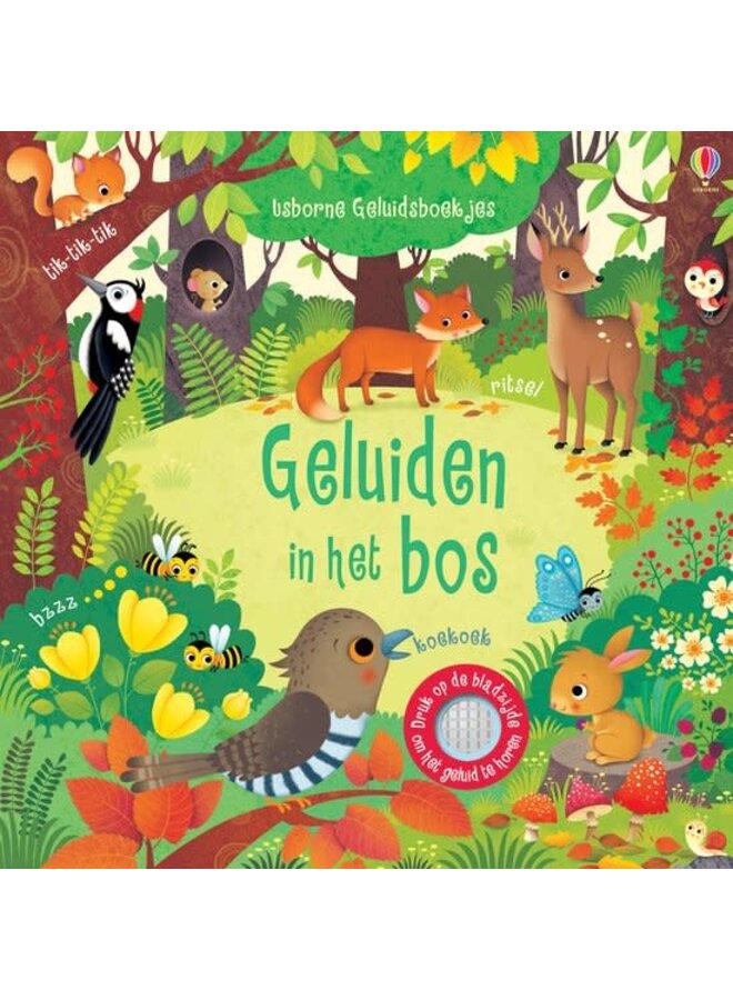 Usborne geluidsboekjes- in het bos