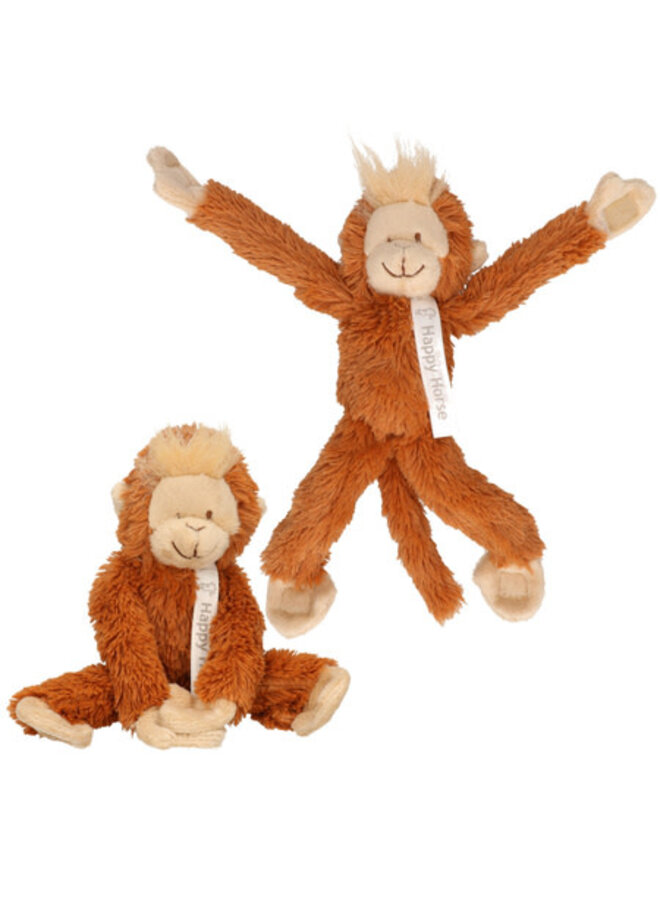Happy horse hanging monkey brown 23cm