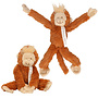 Happy horse hanging monkey brown 23cm