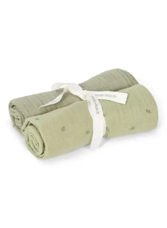 Little dutch swaddle pure sage