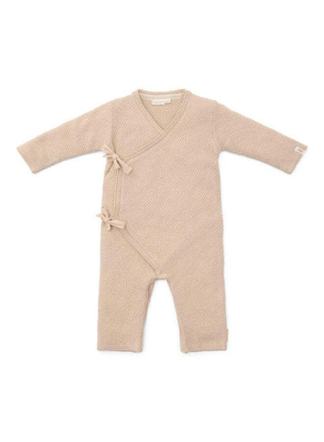 Little dutch gebreid boxpakje met overslag sand