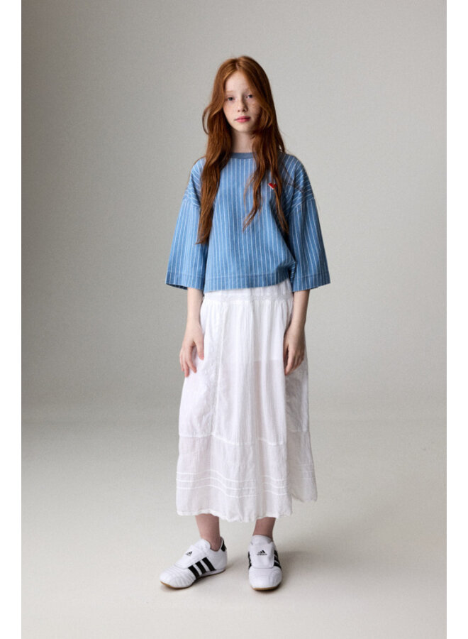 Bellerose athan t-shirt blue bonnet