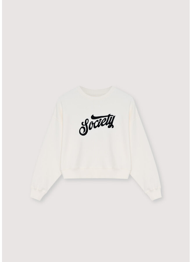 The new society mazus teen sweatshirt ecru