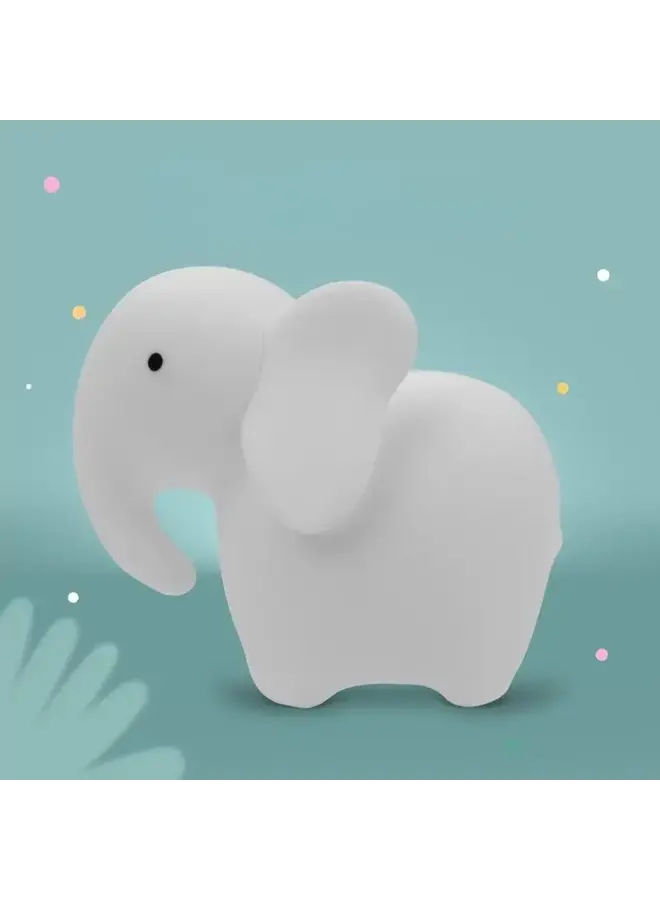 Mary's LED lamp elephant white