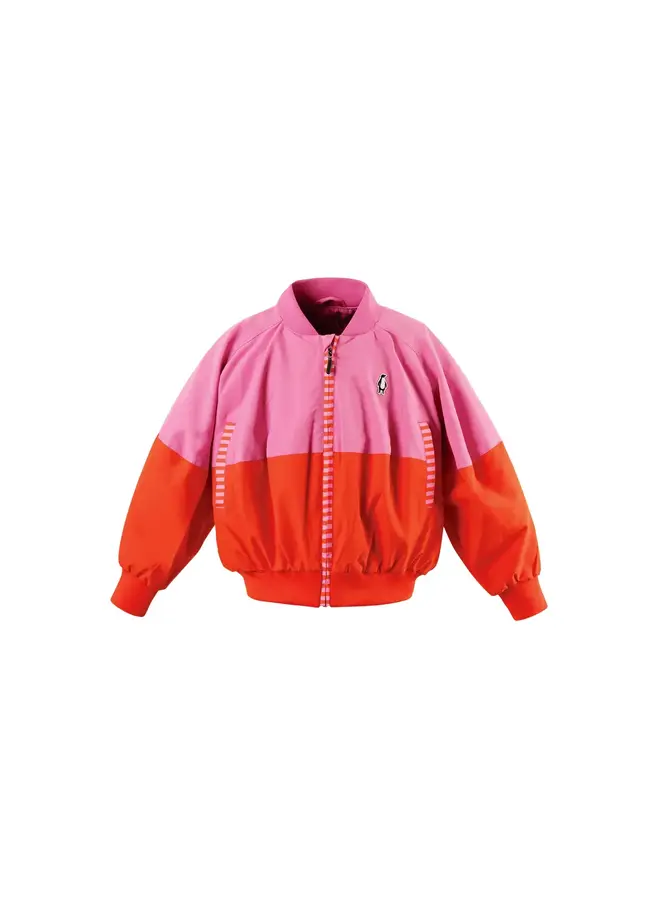 Gosoaky the seagull jacket wild orchid pink/poppin red