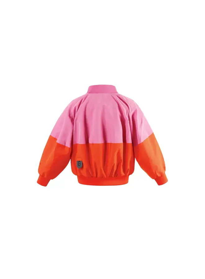 Gosoaky the seagull jacket wild orchid pink/poppin red