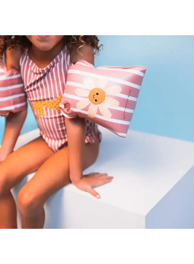 Swim essentials pink/daisy flowers