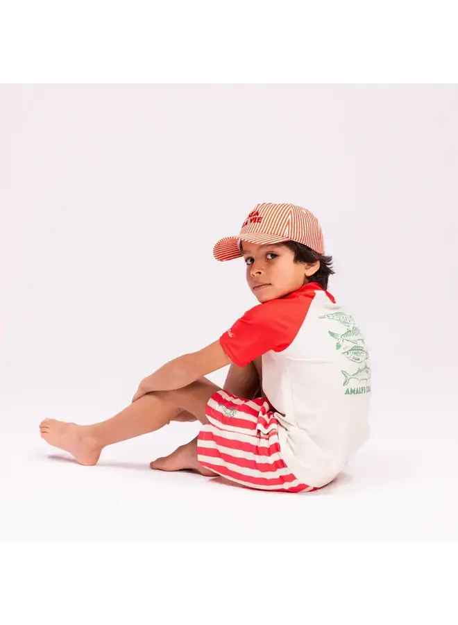 Swim essentials swim shorts beige/red lobster