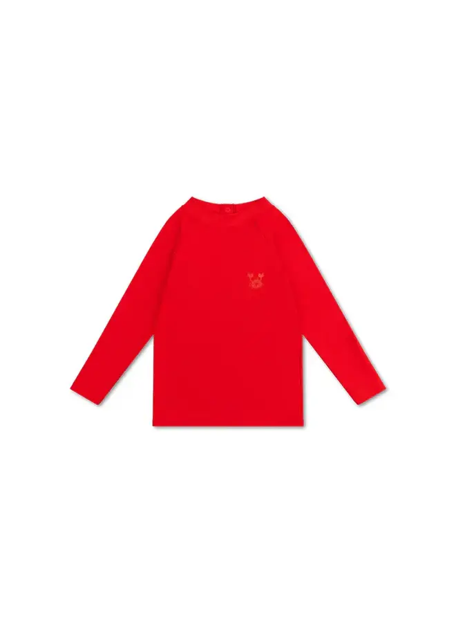 Swim essentials swim UV t-shirt red/crabby