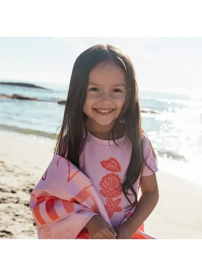 Swim essentials UV swim t-shirt pink/coastal charm