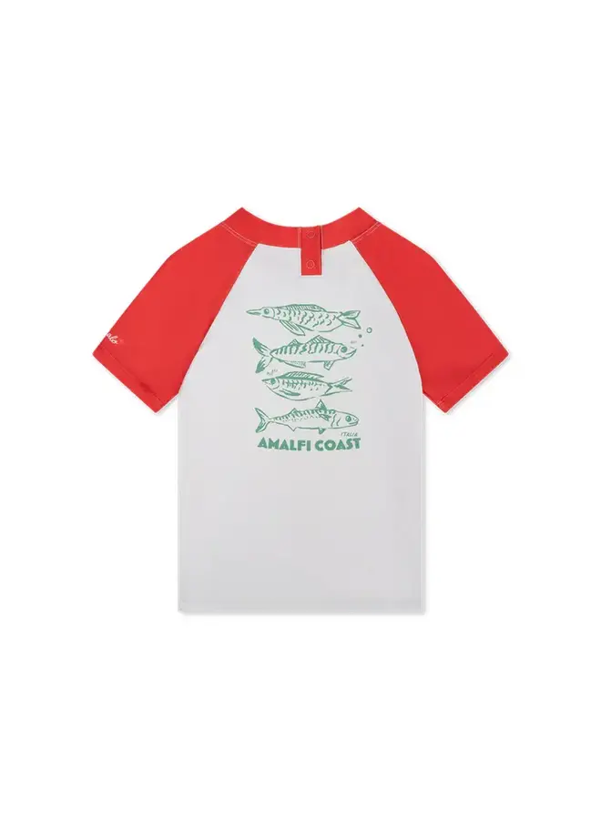 Swim essentials Swim t-shirt UV red catch of the day
