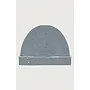 Gray label baby beanie blue grey/cream